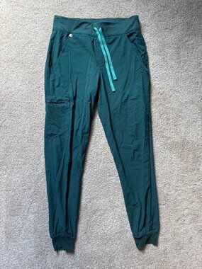 FIGS Technical Collection Women’s XS Dark Teal Jogger Scrub Pants